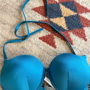 Victoria's Secret Blue Bikini Top